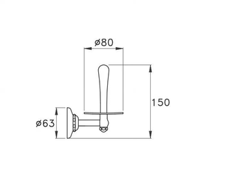 ITALICA 1035 - Toilet roll holder by RUBINETTERIE STELLA - view 3